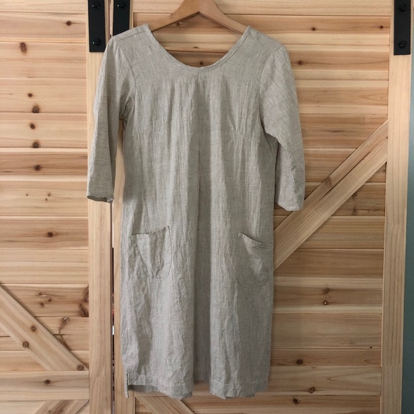 Modaspia Studio California Handmade Small Batch 100% Linen Dress XS - Picture 1 of 14